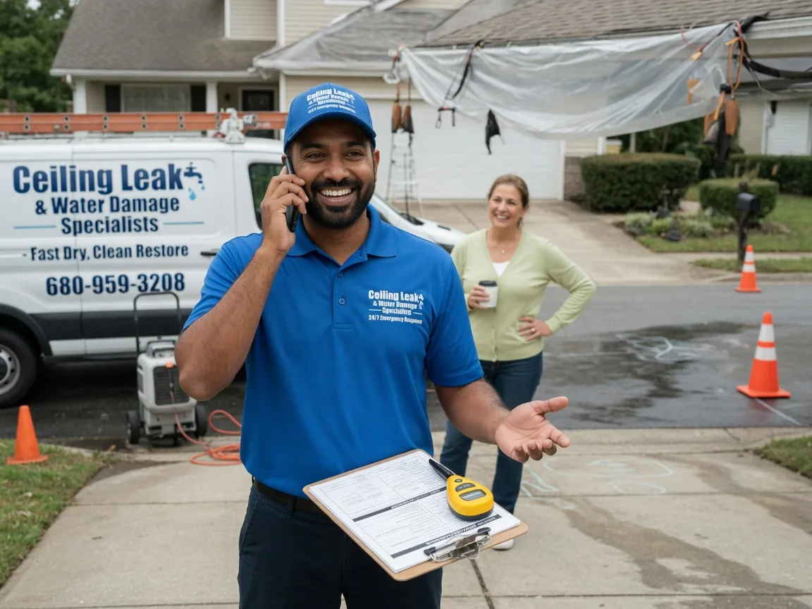 Ceiling Leak Cleanup Kingston Mines, IL FAQs